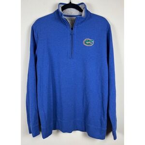 Vineyard Vines Florida Gators Royal Blue 1/4 Zip Pullover Mens Large